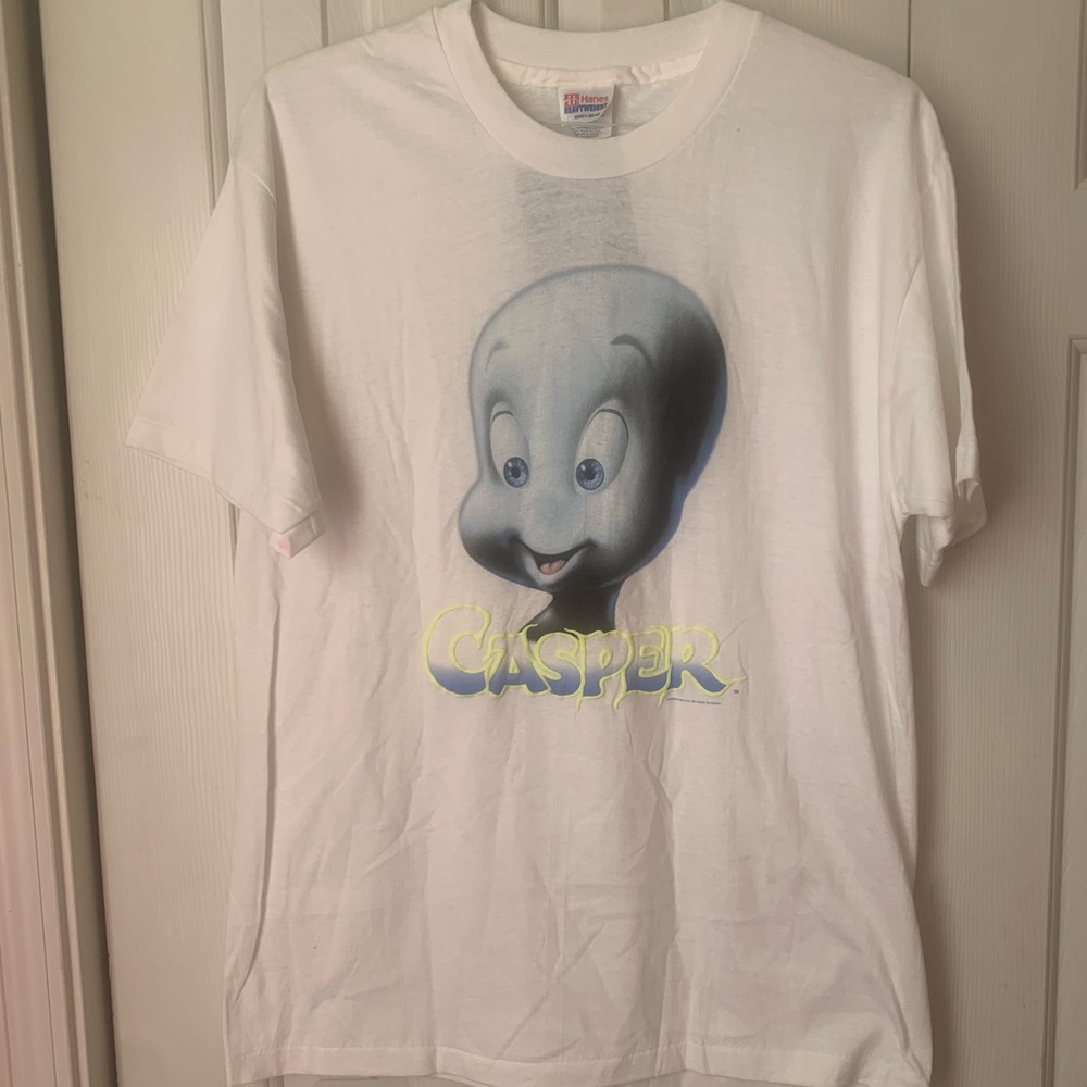 Vintage Casper The Friendly Ghost Large T-Shirt Short Sleeve